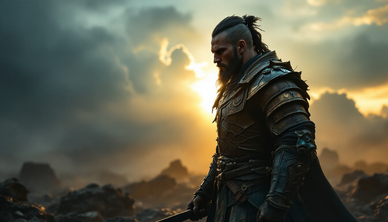 Free Warrior Awaits Battle Image - Warrior, Armor, Dawn | Download at ...