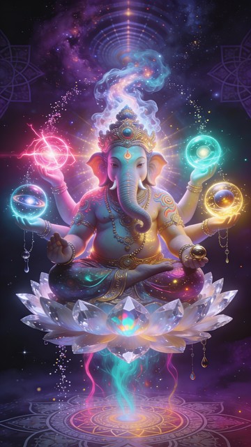 Free Cosmic Elephant Deity Image - Ganesha, Deity, Cosmic | Download at ...