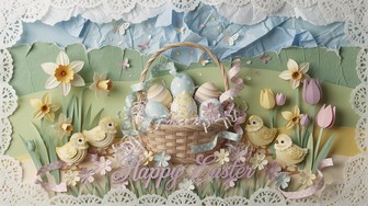 Free Easter Paper Craft Image - Easter, Papercraft, Handmade | Download ...