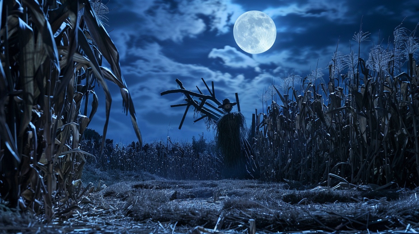 Free Moonlit Cornfield Night Image - Moonlight, Cornfield, Night ...