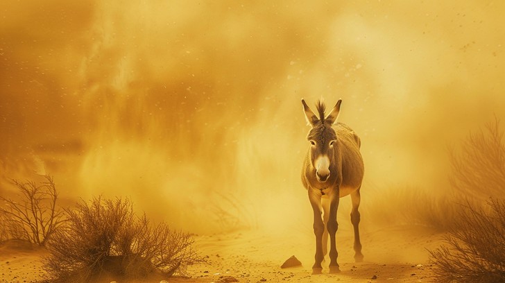 Free Desert Dust Storm Image - Donkey, Desert, Storm | Download at ...