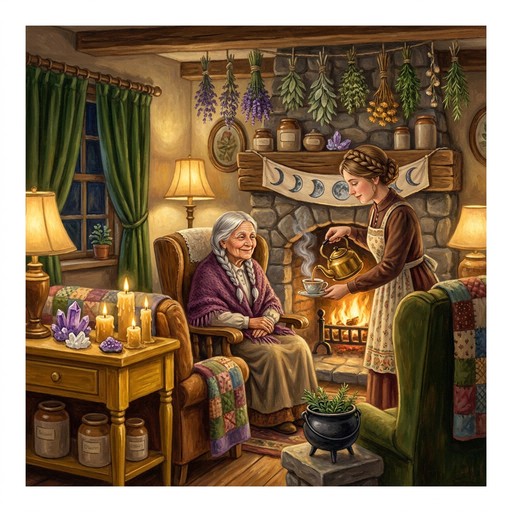 Download Witchy Cottage Tea Image - Witchy, Cottage, Cozy | StockCake