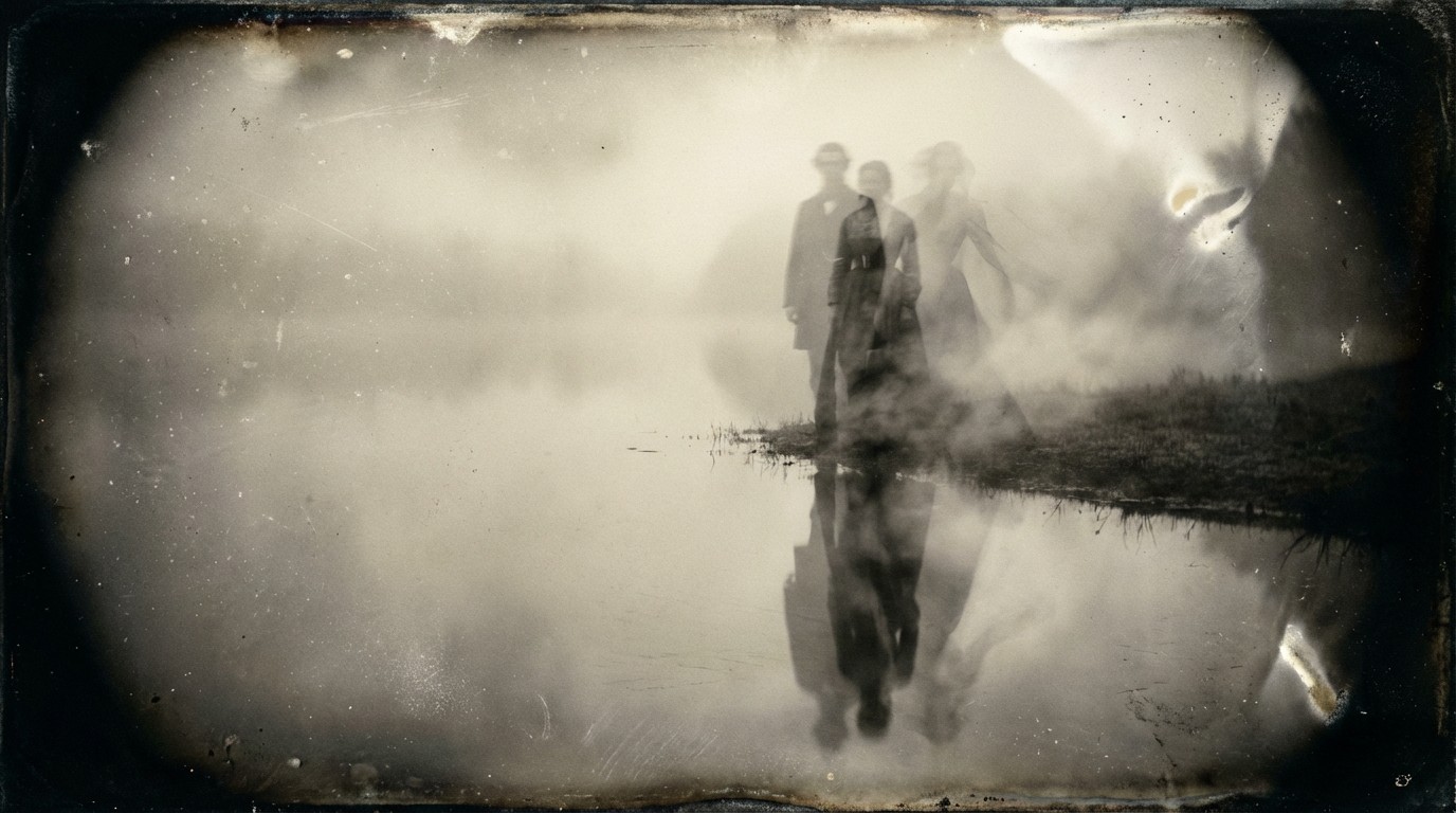 Pull Into Mist Free Dissolving Into Mist Image - Vintage, Sepia, Daguerreotype ...