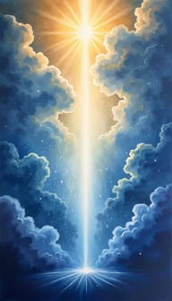 Free Divine Light Pathway Image - Watercolor, Divine, Celestial ...
