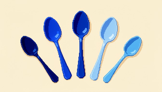 Free Blue Spoon Symphony Photo - Spoons, Blue, Pixel | Download at ...
