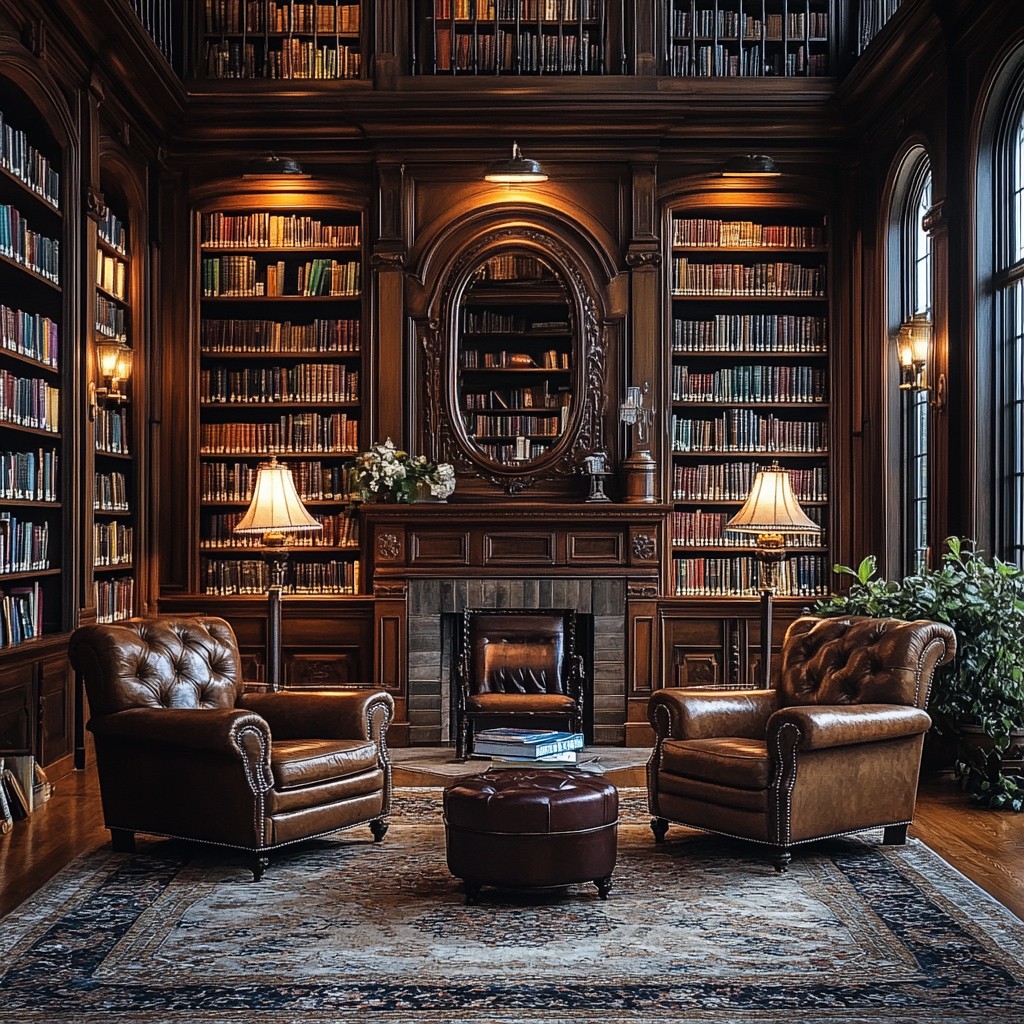 Free Elegant Library Interior Image - Library, Elegant, Interior ...