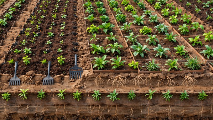 Free Garden Planning Layers Image - Garden, Soil, Roots | Download at ...