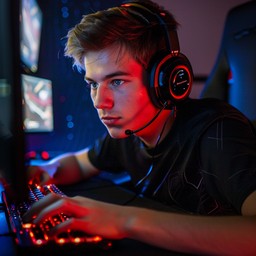 Free Intense Gaming Session Image - Gaming, Focused, Intense | Download ...