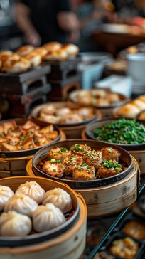 Free Dim Sum Array Image - Dimsum, Food, Cuisine | Download at StockCake