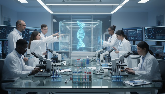 Free Futuristic Laboratory Research Image - Laboratory, Technology ...