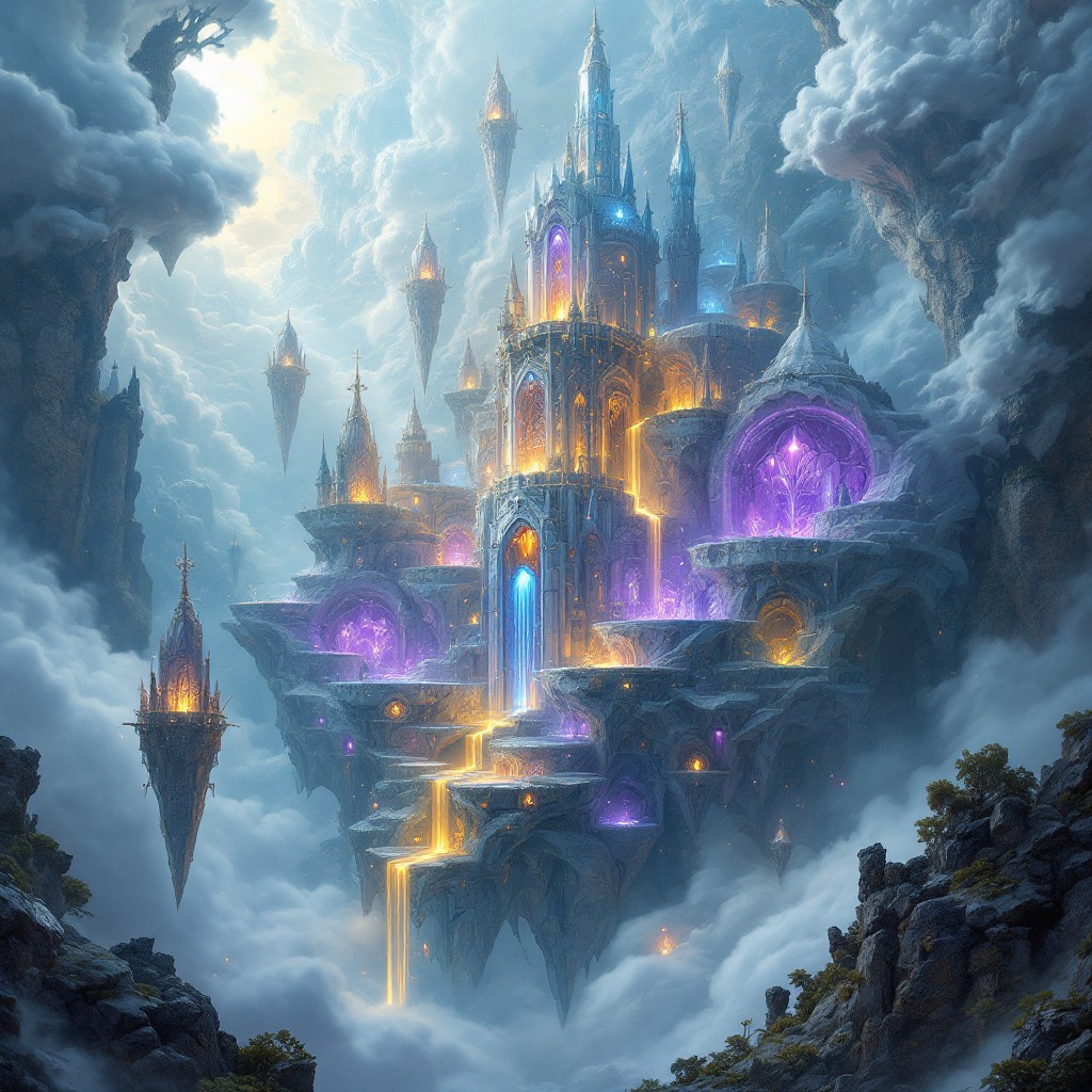 Free Floating Crystal Castle Image - Castle, Crystal, Floating ...