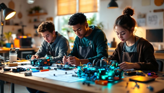 Student Invention Free Young Inventors Create Image - Teenagers, Robotics, Stem ...
