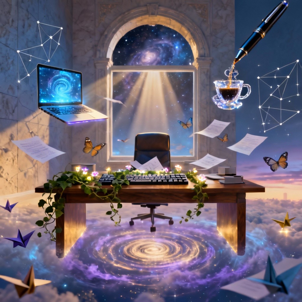 Free Magical Office Dreams Image - Surreal, Fantasy, Office | Download ...