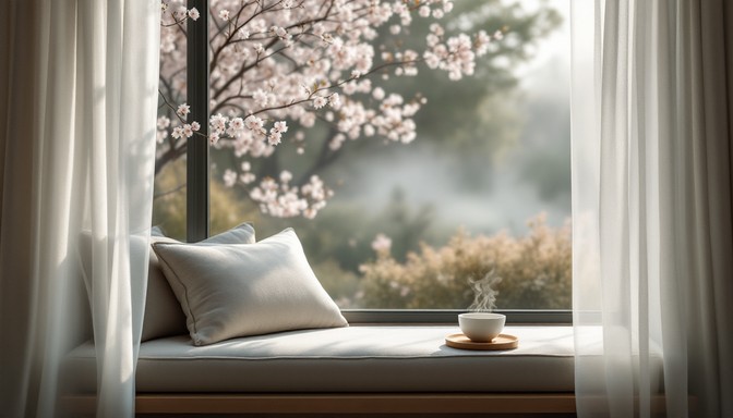 Free Peaceful Morning Nook Image - Windowseat, Hygge, Mindful ...