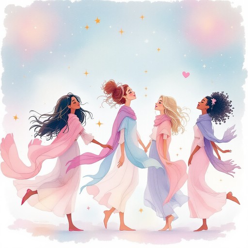Free Magical Friends Dancing Image - Whimsical, Magical, Friendship ...
