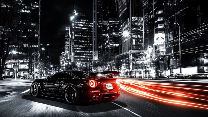 Free Nighttime City Drive Image - Night, City, Lights | Download at ...