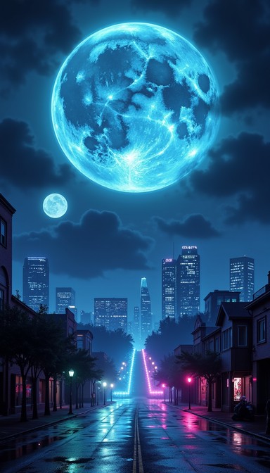 Download Electric Moon Stock Images for Free | StockCake