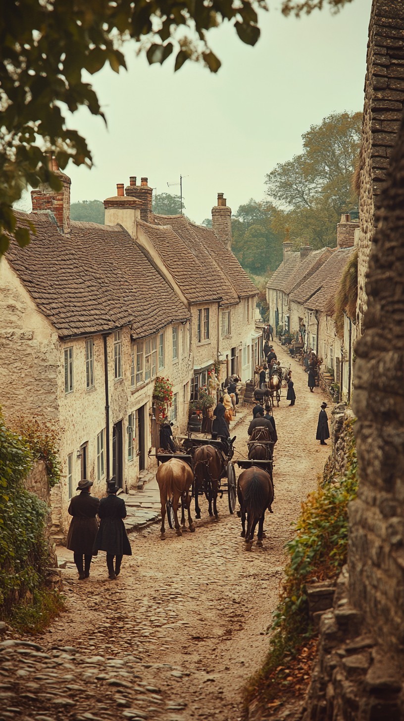 Old Procession Free Historic village procession Image - Village, Procession, Horses ...