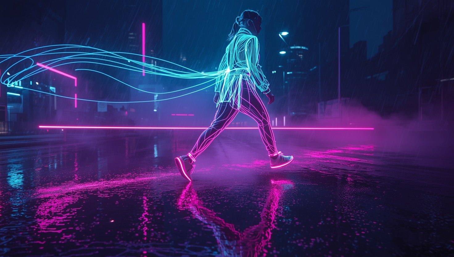 Neon Rave Motion Free Neon Motion Glow Image - Cyberpunk, Neon, Futuristic | Download at ...
