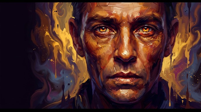 Free Fierce Determination Portrait Image - Portrait, Painting ...
