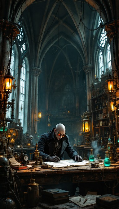 Gothic Engineer Free Gothic Inventor's Workshop Image - Steampunk, Inventor, Gothic ...