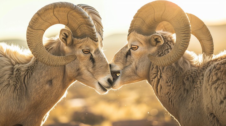 Free Rams Head-to-Head Image - Rams, Wildlife, Nature | Download at ...