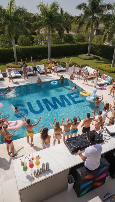 Pool Event Free Summer Pool Party Image - Party, Celebration, Pool | Download at ...