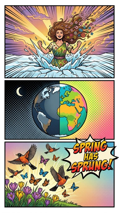 Free Spring Goddess Awakens Image - Spring, Goddess, Comic | Download ...