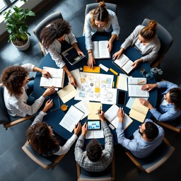 Free Collaborative Learning Circle Image - Learning, Collaboration ...