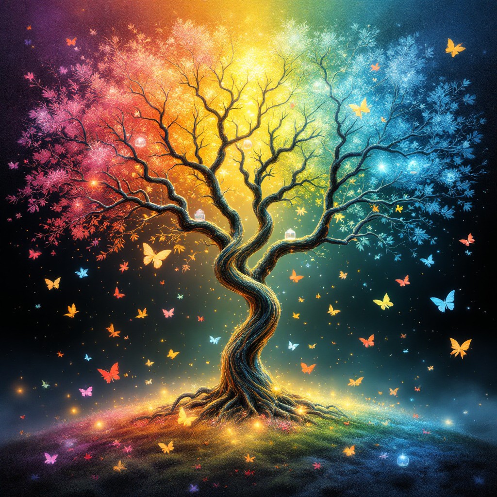 Free Mystical Rainbow Tree Image - Tree, Mystical, Magical | Download ...