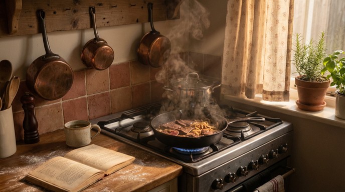 Comfy Cooking Free Homemade Kitchen Comfort Image - Illustration, Cooking, Kitchen ...