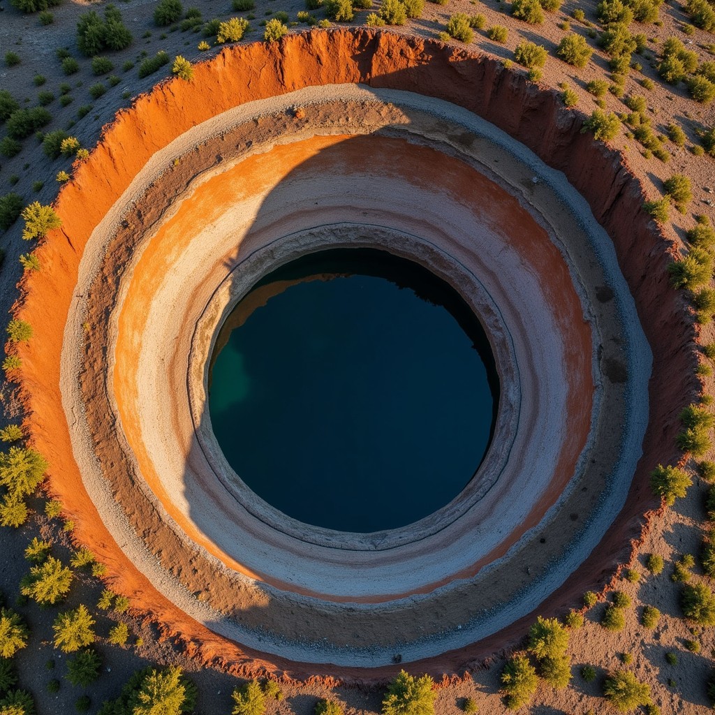 Free Circular Desert Pool Image - Geological, Basin, Aerial | Download ...