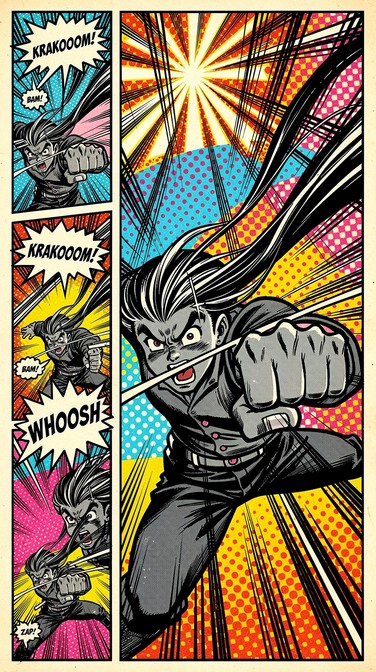 Free Explosive Comic Action Image - Illustration, Comic, Manga ...