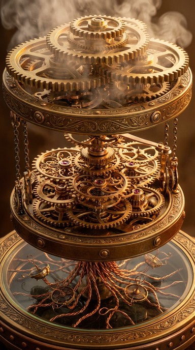 Free Mechanical Life Tower Image - Steampunk, Clockwork, Gears ...