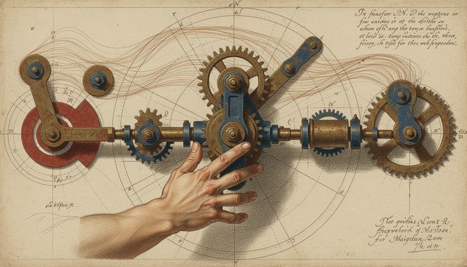 Technical Drawing Renaissance Free Mechanical Renaissance Drawing Image - Gears, Clockwork ...