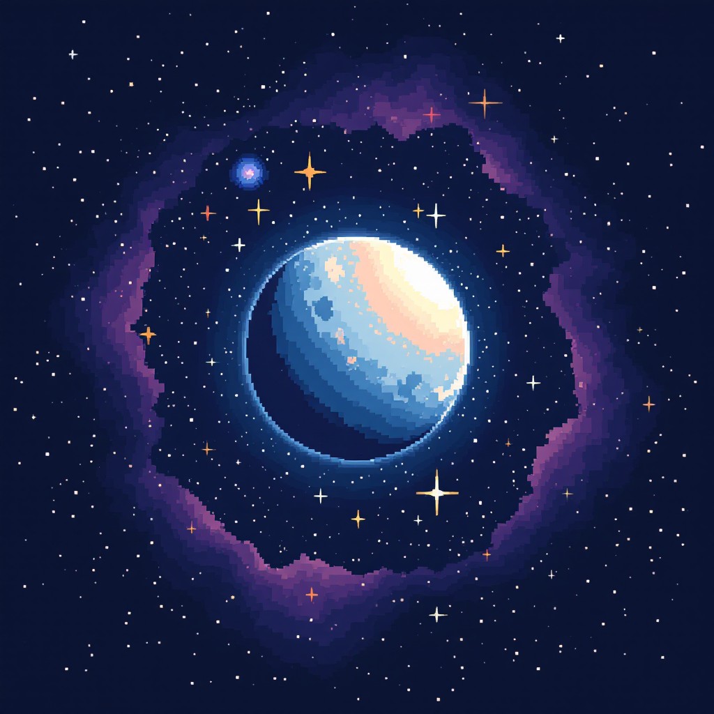 Free Cosmic Pixel Planet Image - Space, Planet, Cosmos | Download at ...