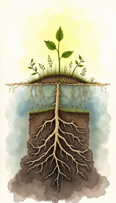 Free Roots To Leaves Image - Botanical, Watercolor, Plant | Download at ...