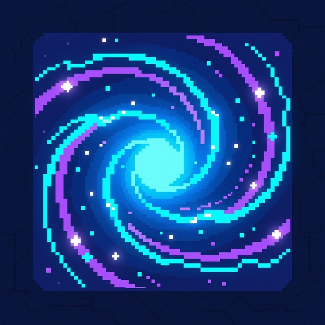 Free Magical Pixel Vortex Image - Pixel, Vortex, Portal | Download at ...
