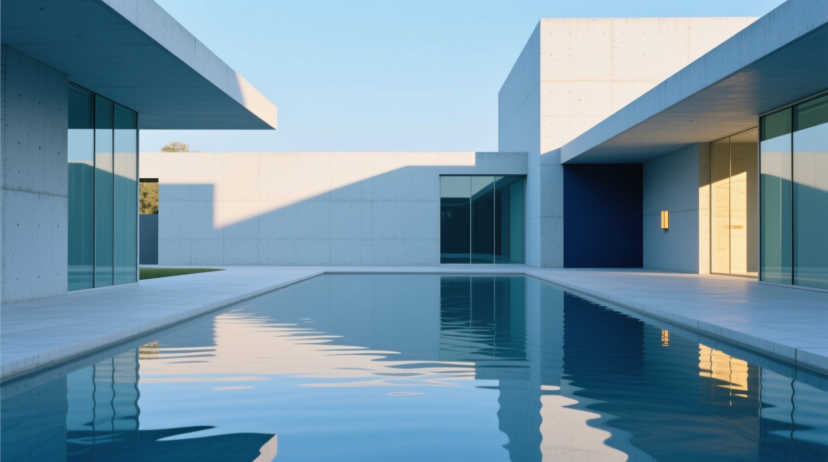 Free Luxurious Pool Reflection Image - Pool, Minimalist, Modern 