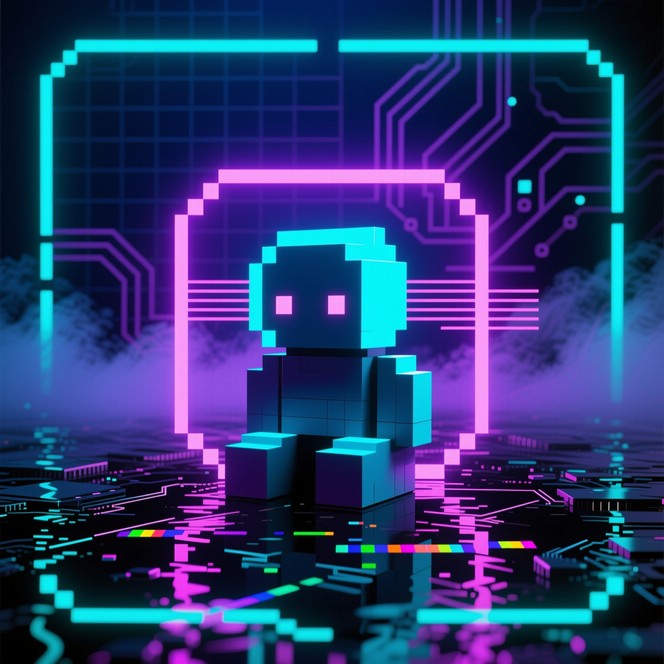Free Neon Pixel Banking Image - Cyberpunk, Neon, Pixel | Download at ...
