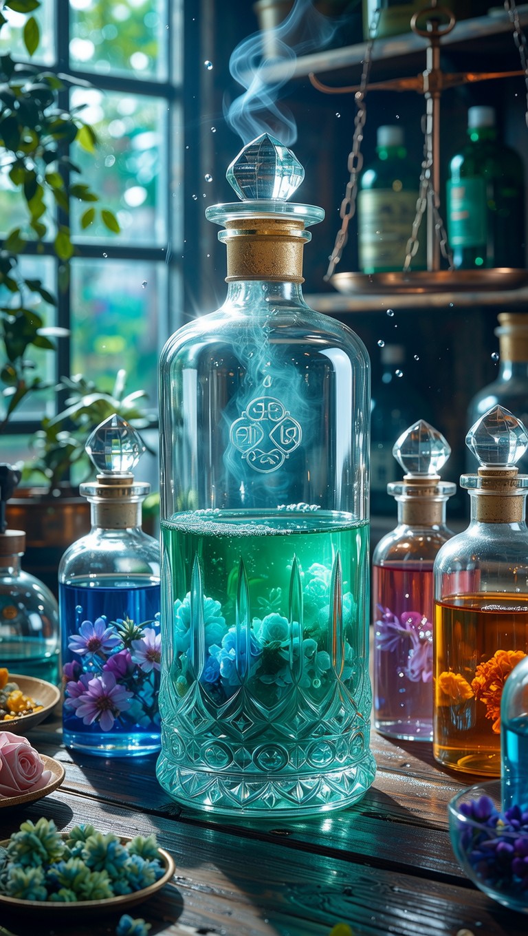 Free Magical Potion Glow Image - Potion, Magical, Emerald | Download at ...