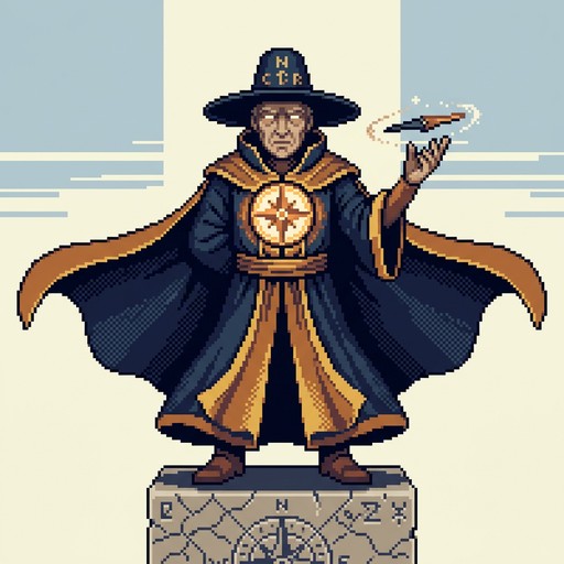 Free Compass Guardian Sprite Image - Guardian, Cartographer, Pixel ...