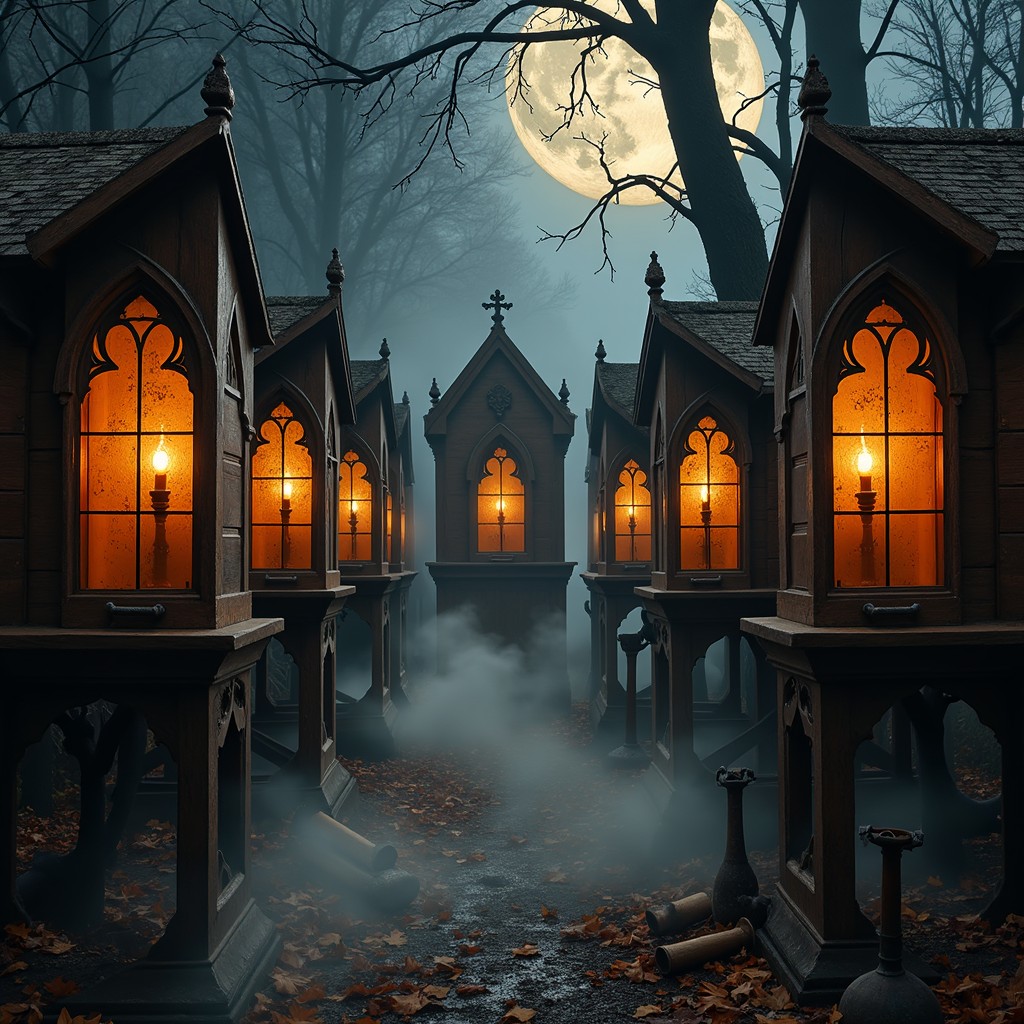 Free Moonlit Gothic Cemetery Image - Cemetery, Gothic, Moonlight ...
