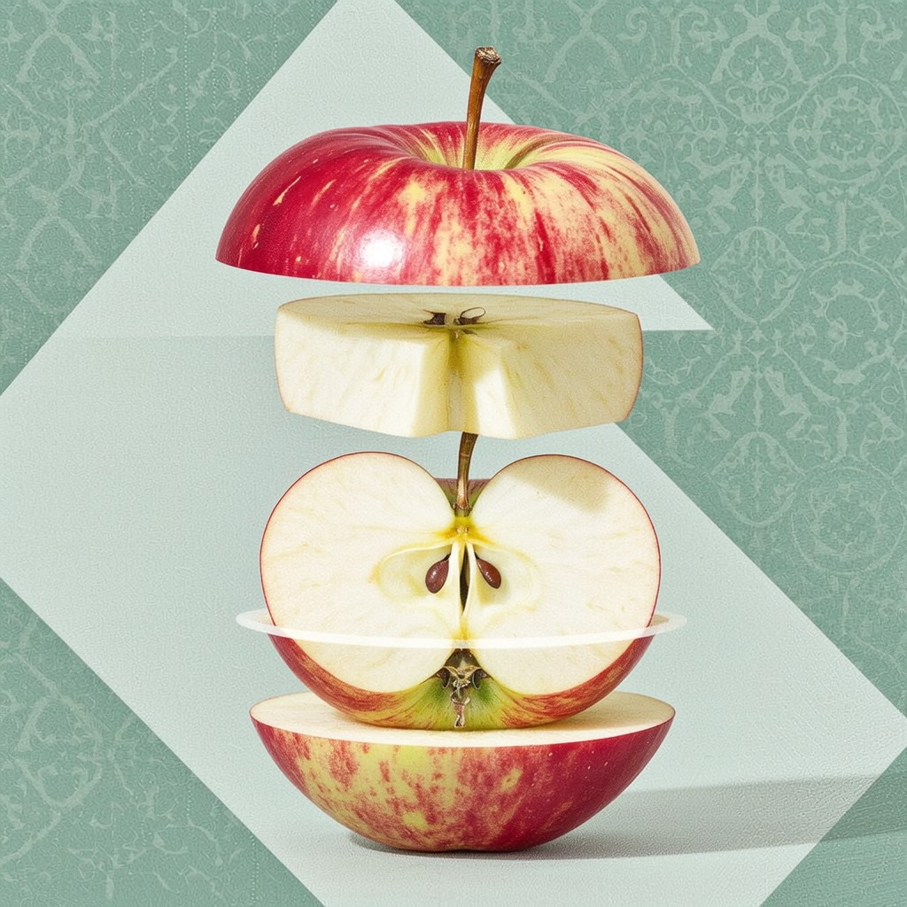 Free Apple Layers Revealed Image - Apple, Fruit, Minimalist | Download ...