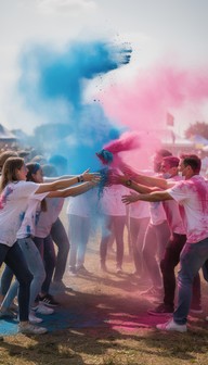 Free Colorful Powder Battle Image - Powder, Battle, Blue | Download at ...
