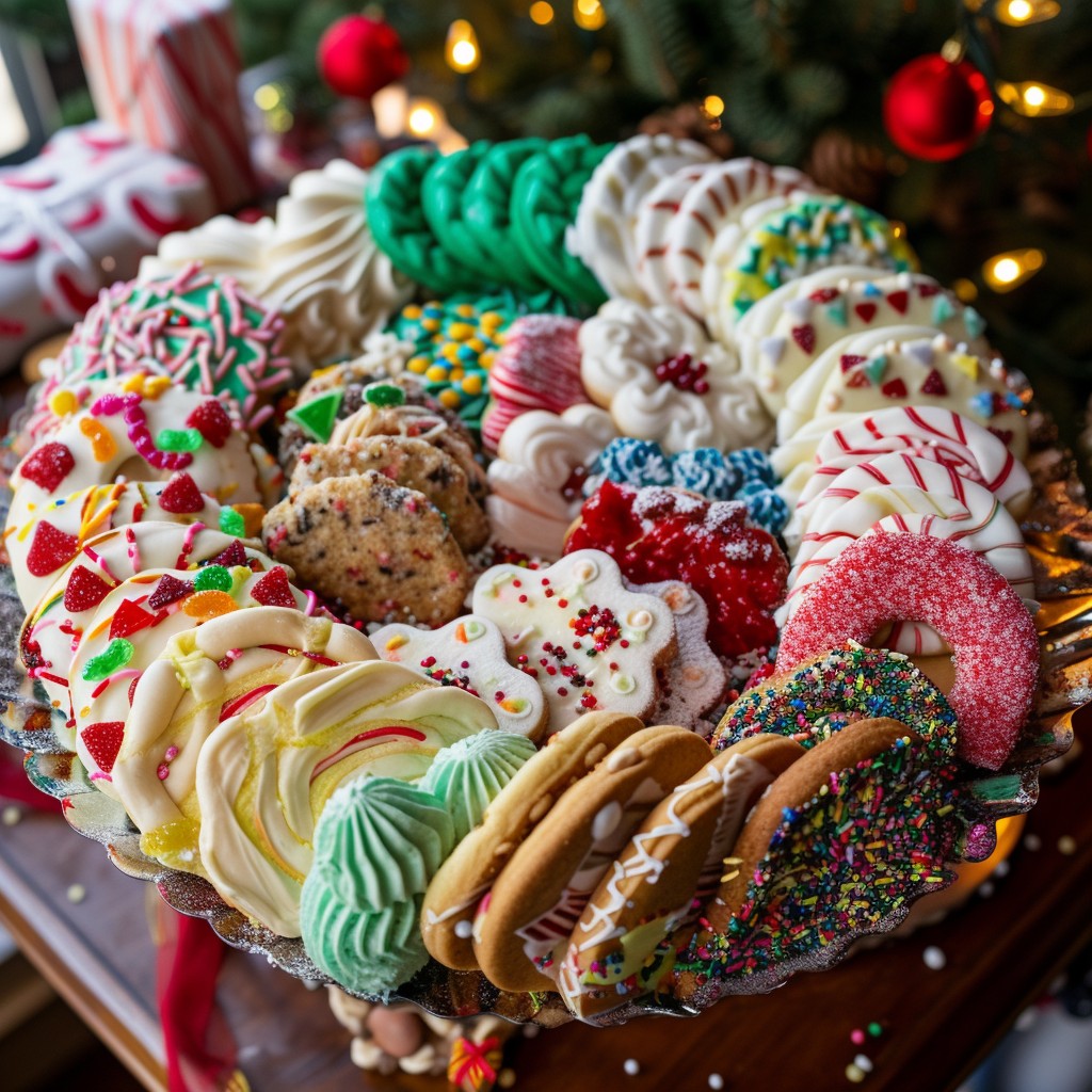 Free Festive Cookie Platter Image - Cookies, Festive, Christmas ...