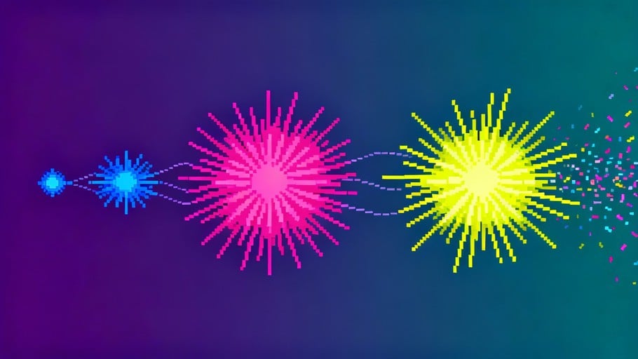 Free Pixel Burst Evolution Image | Download at StockCake