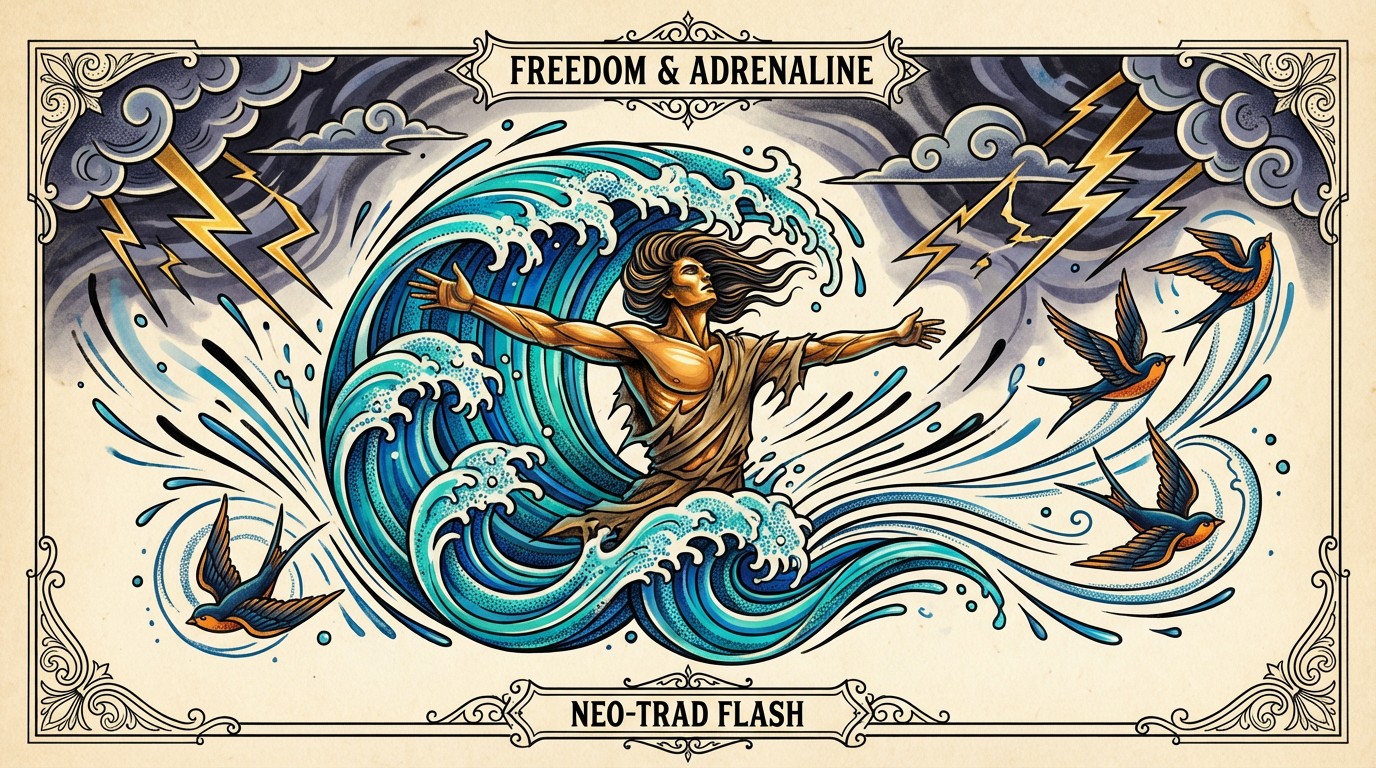 Free Freedom Through Waves Image - Tattoo, Wave, Ocean | Download at ...