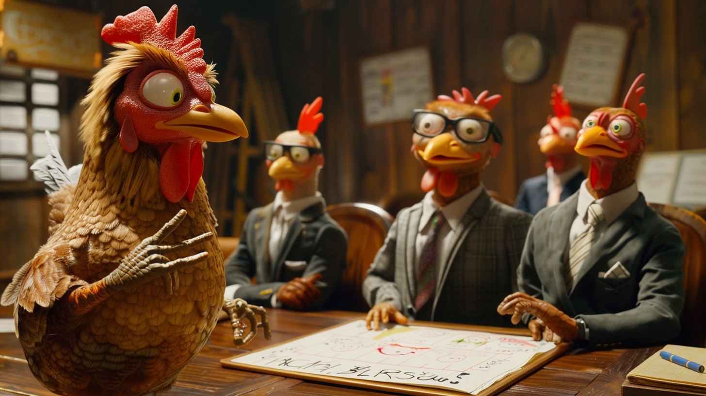 Chicken Board Line Free Chicken Board Meeting Image - Animated, Chickens, Suits | Download ...