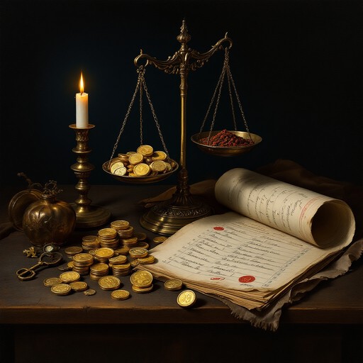 Free Trade's Golden Balance Image - Merchant, Scale, Coins | Download ...